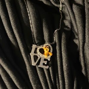 Love with a dog on it with the chain.